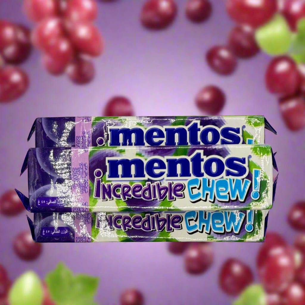 Mentos Grape Incredible Chew! pack