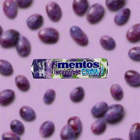 Mentos Grape Incredible Chew! pack