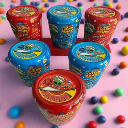 Super Sour Liquid Dipping Candy Strawberry Flavour