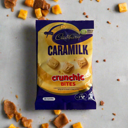 Cadbury Caramilk Crunchie Bites 120g Bag