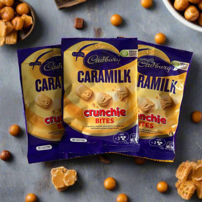 Cadbury Caramilk Crunchie Bites 120g Bag