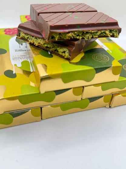 Pistachio Kanafa Chocolate Bar 200g