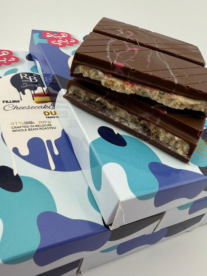 Strawberry Cheesecake Chocolate Bar 200g
