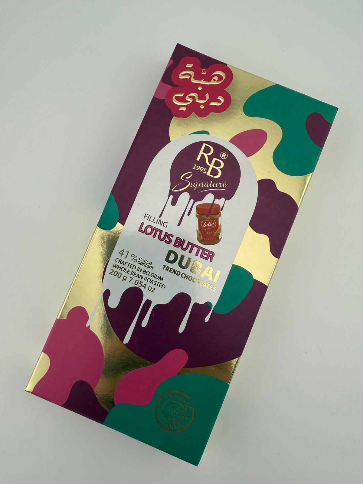Lotus Biscoff Kanafa Chocolate Bar 200g